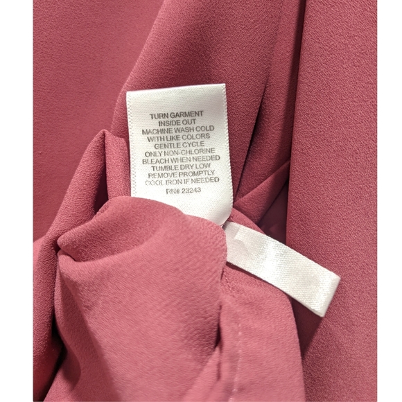 NY&Co Soho Jeans Front Tie with Back Keyhole Blouse - Picture 9 of 10